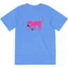 Soccer Short Sleeve Performance Tee - Sasha The Soccer Dog -Sport Gift Store sc 03434 LIGHTBLUE FLAT