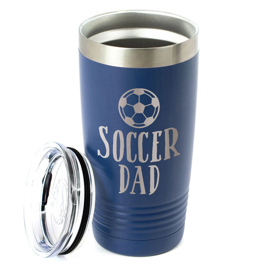 Soccer 20oz. Double Insulated Tumbler - Soccer Dad 4 Soccer 20oz. Double Insulated Tumbler - Soccer Dad - Image 2