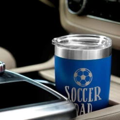Soccer 20oz. Double Insulated Tumbler - Soccer Dad 13 Soccer 20oz. Double Insulated Tumbler - Soccer Dad -Sport Gift Store sc 03512 ROYAL CAR