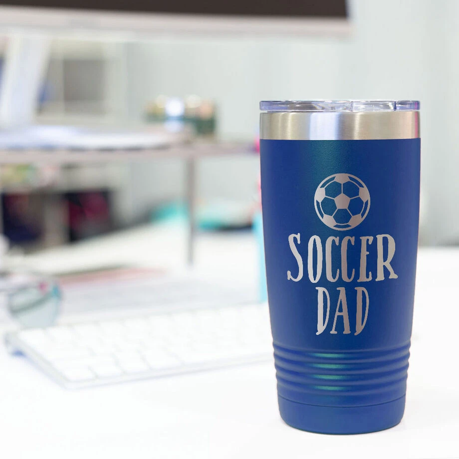 Soccer 20oz. Double Insulated Tumbler - Soccer Dad 9 Soccer 20oz. Double Insulated Tumbler - Soccer Dad - Image 7