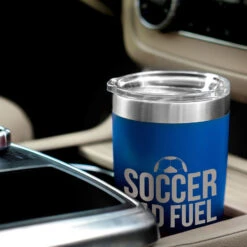 Soccer 20oz. Double Insulated Tumbler - Soccer Dad Fuel -Sport Gift Store sc 03516 ROYAL CAR