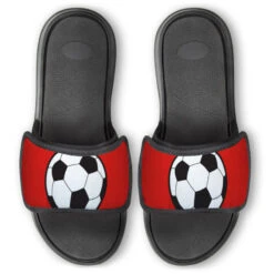 Soccer Repwell® Slide Sandals - Soccer Ball