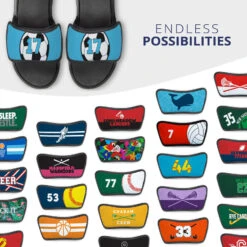 Soccer Repwell® Sandal Straps - Soccer Ball With Number 11 Soccer Repwell® Sandal Straps - Soccer Ball With Number -Sport Gift Store sc 03530 STRAPS CAROLINA MULTI