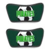 Soccer Repwell® Sandal Straps - Soccer Ball With Text -Sport Gift Store sc 03531 STRAPS GREEN FLAT