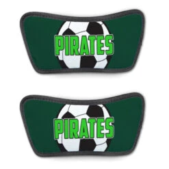 Soccer Repwell® Sandal Straps - Soccer Ball With Text