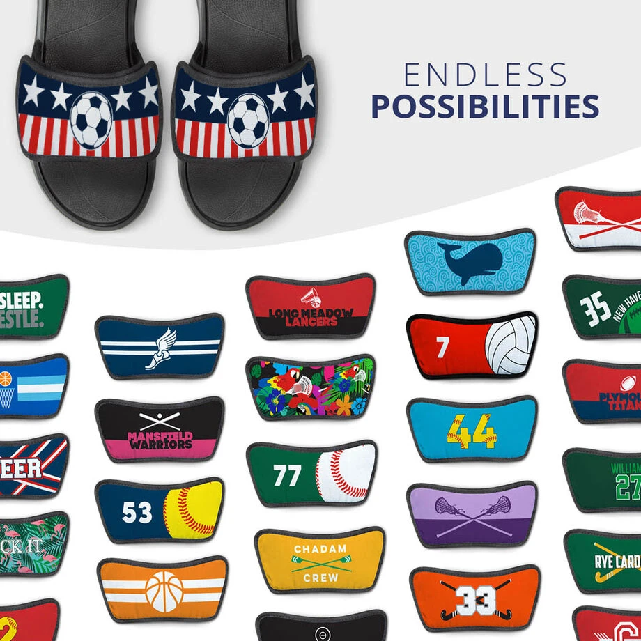 Soccer Repwell® Sandal Straps - Stars And Stripes 7 Soccer Repwell® Sandal Straps - Stars And Stripes - Image 5