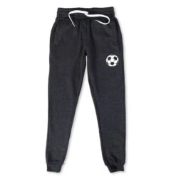 Soccer Men's Joggers - Soccer Ball -Sport Gift Store sc 03567 DARKGRAY FLAT