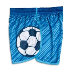 Lightning Soccer Shorts - Blue -Sport Gift Store sc 03581 3
