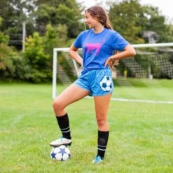 Lightning Soccer Shorts - Blue -Sport Gift Store sc 03581 LIFESTYLE 1