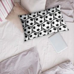 Soccer Pillowcase - Soccer Ball -Sport Gift Store sc 03646 LIFESTYLE
