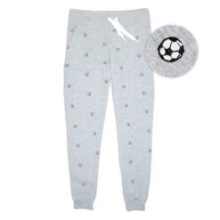 Soccer Embroidered Jogger - Soccer Ball Black/White -Sport Gift Store sc 03652 MAIN