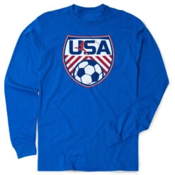 Soccer Tshirt Long Sleeve - Soccer USA