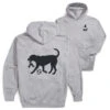 Soccer Hooded Sweatshirt - Sport The Soccer Dog (Back Design) 2 Soccer Hooded Sweatshirt - Sport The Soccer Dog (Back Design) -Sport Gift Store sc 03688 GRAY MAIN