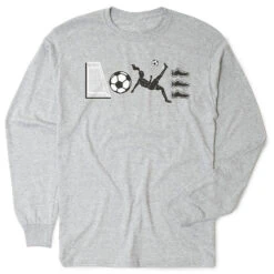 Soccer Tshirt Long Sleeve - Soccer Love