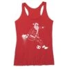 Soccer Women's Everyday Tank Top - Santa Soccer -Sport Gift Store sc 03715 RED MAIN