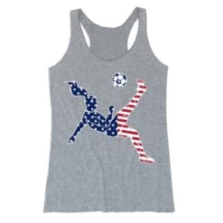 Soccer Women's Everyday Tank Top - Soccer Stars And Stripes Player