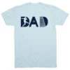 Soccer T-Shirt Short Sleeve - Soccer Dad Silhouette -Sport Gift Store sc 03751 LIGHTBLUE FLAT
