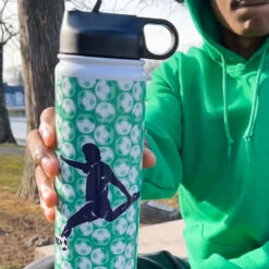 Soccer Water Bottle - Guy Soccer Player -Sport Gift Store sc 03813 LIFESTYLE 3