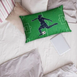 Soccer Pillowcase - Soccer Field Girl -Sport Gift Store sc 03827 LIFESTYLE