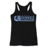Soccer Women's Everyday Tank Top - 100% Of The Shots 2 Soccer Women's Everyday Tank Top - 100% Of The Shots -Sport Gift Store sc 03835 BLACK MAIN