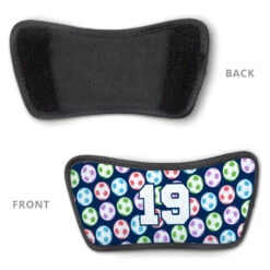 Soccer Repwell® Sandal Straps - Personalized Soccer Balls Colorful -Sport Gift Store sc 03864 STRAPS DETAIL