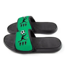 Soccer Repwell® Slide Sandals - Soccer Love 9 Soccer Repwell® Slide Sandals - Soccer Love -Sport Gift Store sc 03866 SIDE