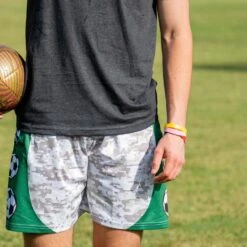 Soccer Shorts - Green Digital Camo -Sport Gift Store sc 03867 LIFESTYLE 2