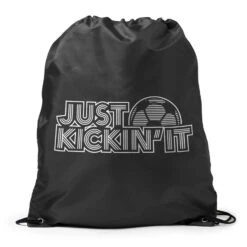 Soccer Drawstring Backpack - Just Kickin' It