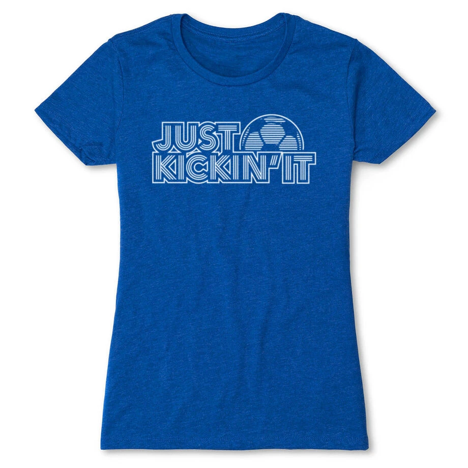 Soccer Women's Everyday Tee - Just Kickin' It 3 Soccer Women's Everyday Tee - Just Kickin' It