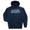 Soccer Hooded Sweatshirt - Just Kickin' It -Sport Gift Store sc 03877 NAVY 1