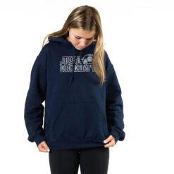 Soccer Hooded Sweatshirt - Just Kickin' It -Sport Gift Store sc 03877 NAVY GIRLS