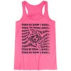 Soccer Flowy Racerback Tank Top - This Is How I Roll -Sport Gift Store sc 03934 PINK MAIN