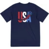 Soccer Short Sleeve Performance Tee - USA Patriotic