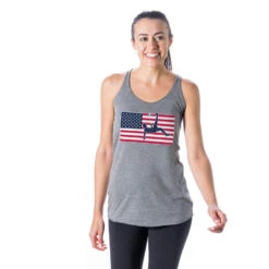Soccer Women's Everyday Tank Top - Patriotic Soccer 6 Soccer Women's Everyday Tank Top - Patriotic Soccer -Sport Gift Store sc 03963 GRAY MODEL