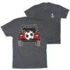 Soccer Short Sleeve T-Shirt - Soccer Cruiser (Back Design) -Sport Gift Store sc 03991 CHARCOAL MAIN