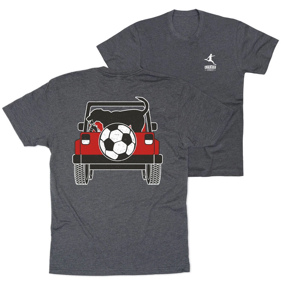 Soccer Short Sleeve T-Shirt - Soccer Cruiser (Back Design) 3 Soccer Short Sleeve T-Shirt - Soccer Cruiser (Back Design)