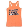 Soccer Women's Everyday Tank Top - I Can't. I Have Soccer. -Sport Gift Store sc 04018 PEACH MAIN