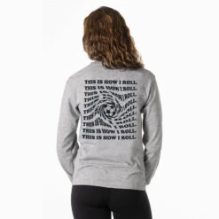 Soccer Tshirt Long Sleeve - This Is How I Roll (Back Design) -Sport Gift Store sc 04121 GRAY FEMALE