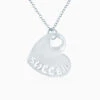 Sport Heart - SOCCER Silver Necklace
