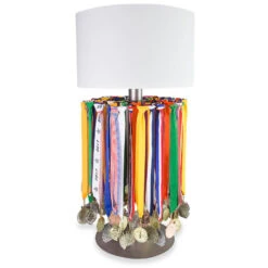 Softball Tabletop Medal Display Lamp 12 Softball Tabletop Medal Display Lamp -Sport Gift Store table medal lamp 3 3