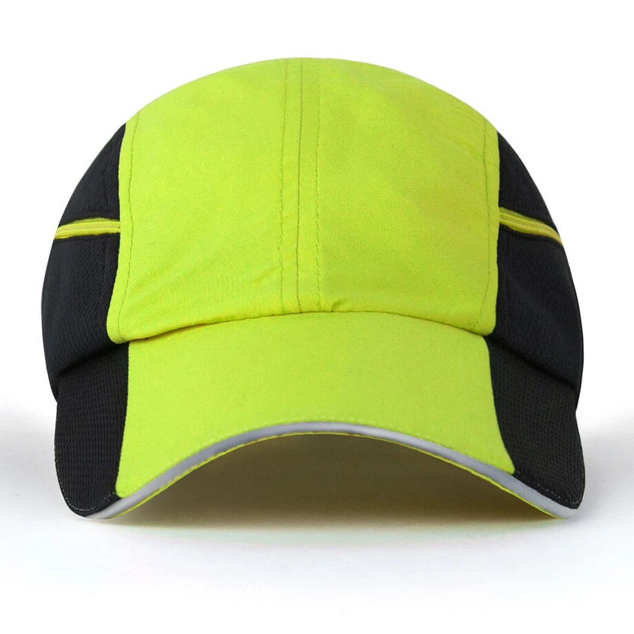 CoolRun Pocket Hat - Safety Yellow 4 CoolRun Pocket Hat - Safety Yellow - Image 2