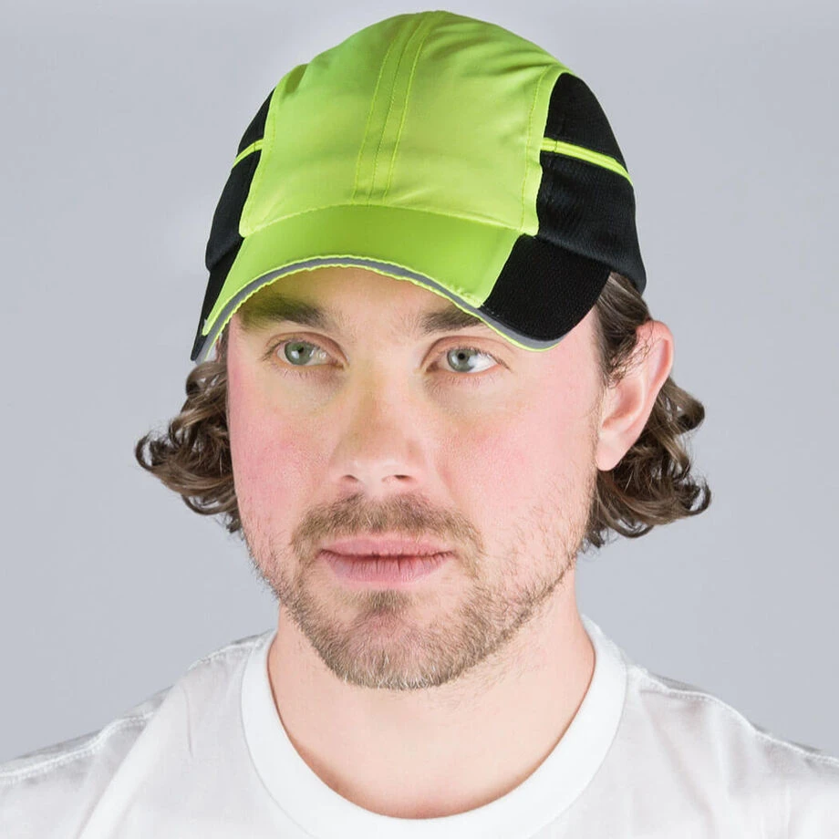 CoolRun Pocket Hat - Safety Yellow 11 CoolRun Pocket Hat - Safety Yellow - Image 9