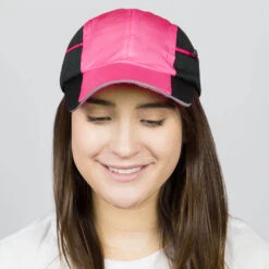 CoolRun Pocket Hat For Runners - Pink -Sport Gift Store tr 10946 F 2