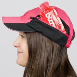 CoolRun Pocket Hat For Runners - Pink -Sport Gift Store tr 10946 F