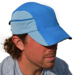 CoolRun Pocket Hat - Blue -Sport Gift Store tr 33135 m2