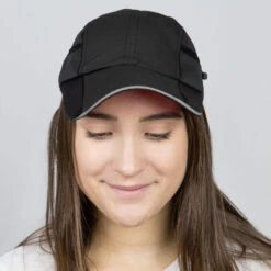 CoolRun Pocket Hat - Black -Sport Gift Store tr 33136 8