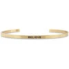 InspireME Cuff Bracelet - Believe -Sport Gift Store tr 35404 GOLD
