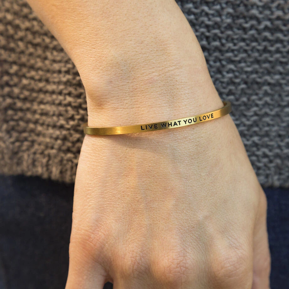 InspireME Cuff Bracelet - Live What You Love 8 InspireME Cuff Bracelet - Live What You Love - Image 6