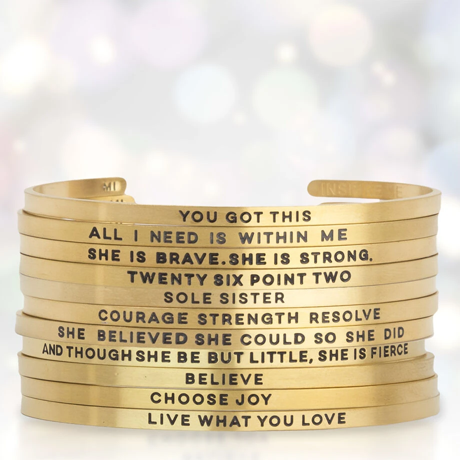 InspireME Cuff Bracelet - Live What You Love 11 InspireME Cuff Bracelet - Live What You Love - Image 9
