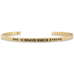 InspireME Cuff Bracelet - She Is Brave
